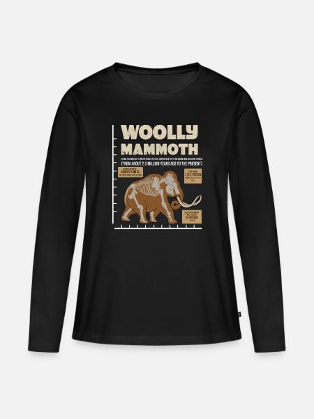 Mammut - Premium økologisk langærmet T-shirt til kvinder - sort
