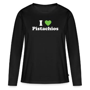 Steak - Women's Premium Organic Long Sleeve Shirt - black - Front - Julia (174cm)