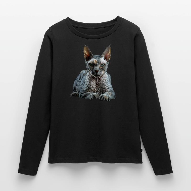 Devon Rex Women's Premium Organic Long Sleeve Shirt