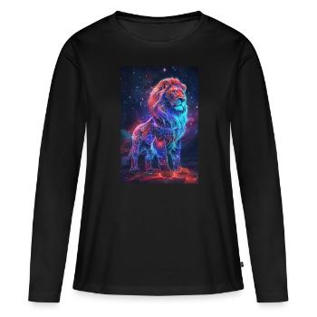 Balance - T-shirt manches longues Premium bio Femme - noir - Devant - Julia (174cm)