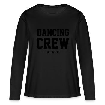 Dancing Crew - Frauen Premium Bio Langarmshirt - Schwarz - Vorne - Julia (174cm)