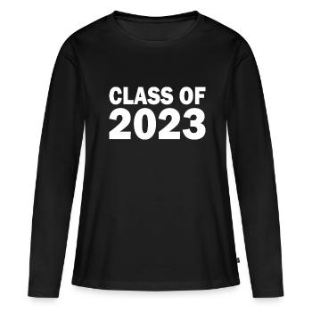 Class of 2023 - Women's Premium Organic Long Sleeve Shirt - black - Front - Julia (174cm)