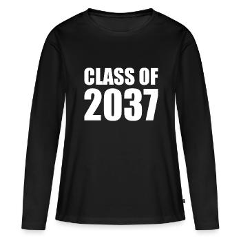 Class of 2037 - Women's Premium Organic Long Sleeve Shirt - black - Front - Julia (174cm)