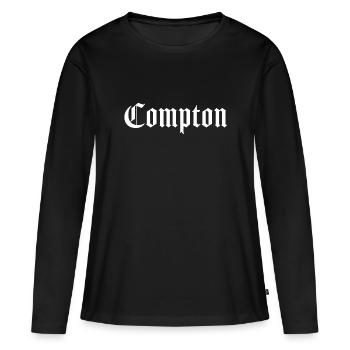 Hip Hop Rap Compton Gangsta Musik Geschenk - Frauen Premium Bio Langarmshirt - Schwarz - Vorne - Julia (174cm)