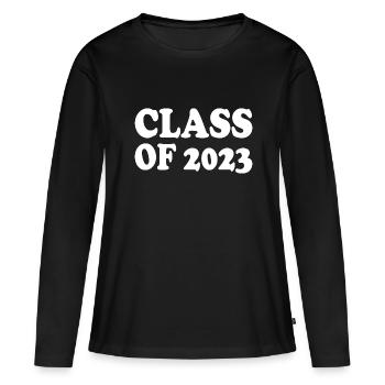 Class of 2023 - Women's Premium Organic Long Sleeve Shirt - black - Front - Julia (174cm)