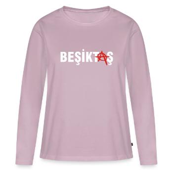 Beşiktaş Besiktas - Women's Premium Organic Long Sleeve Shirt - dusky pink - Front - Julia (174cm)