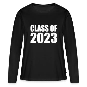 Class of 2023 - Women's Premium Organic Long Sleeve Shirt - black - Front - Julia (174cm)