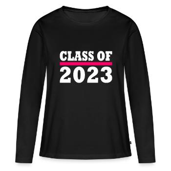 Class of 2023 - Women's Premium Organic Long Sleeve Shirt - black - Front - Julia (174cm)