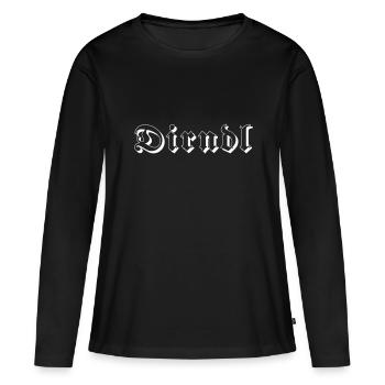 Dirndl - Women's Premium Organic Long Sleeve Shirt - black - Front - Julia (174cm)
