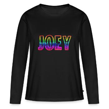 joey rs rainbow - Women's Premium Organic Long Sleeve Shirt - black - Front - Julia (174cm)