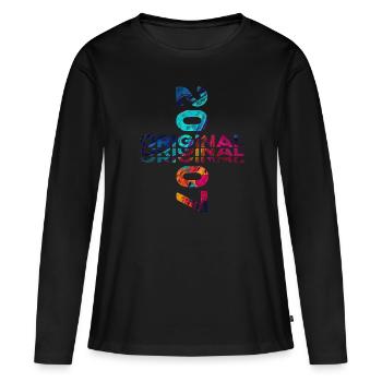 18. Geburtstag Baujahr 2007 Jahrgang 2007 Original - Frauen Premium Bio Langarmshirt - Schwarz - Vorne - Julia (174cm)