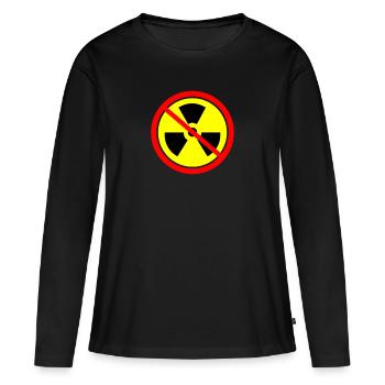 Centrale nucléaire anti-Castor: démonstration de Gorleben - T-shirt manches longues Premium bio Femme - noir - Devant - Julia (174cm)