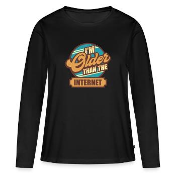 Funny Software Engineer Programmer Gift - Women's Premium Organic Long Sleeve Shirt - black - Front - Julia (174cm)
