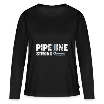 Locksmith Installer Assembly - Women's Premium Organic Long Sleeve Shirt - black - Front - Julia (174cm)