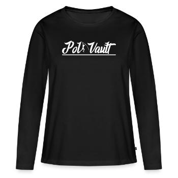 Saut À La Perche Athlète Sportif - T-shirt manches longues Premium bio Femme - noir - Devant - Julia (174cm)