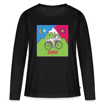 Albert Hofmann LSD 2000 - T-shirt manches longues Premium bio Femme - noir - Devant - Julia (174cm)