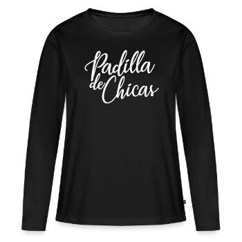 Padilla de Chicas Bride's Gang Bridesmaid Wedding - Women's Premium Organic Long Sleeve Shirt - black - Front - Julia (174cm)