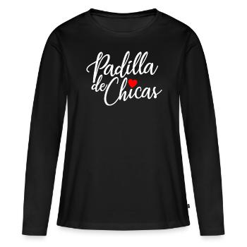 Padilla de Chicas Bride's Gang Bridesmaid Wedding - Women's Premium Organic Long Sleeve Shirt - black - Front - Julia (174cm)