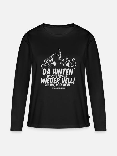 Festival - Frauen Premium Bio Langarmshirt - Schwarz