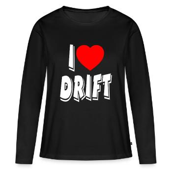 Auto - Frauen Premium Bio Langarmshirt - Schwarz - Vorne - Julia (174cm)