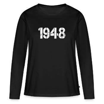 Cologne Colonia - T-shirt manches longues Premium bio Femme - noir - Devant - Julia (174cm)