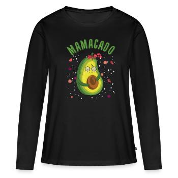 Maman Avocat Maman Maman Bonne Fête des Mères - T-shirt manches longues Premium bio Femme - noir - Devant - Julia (174cm)