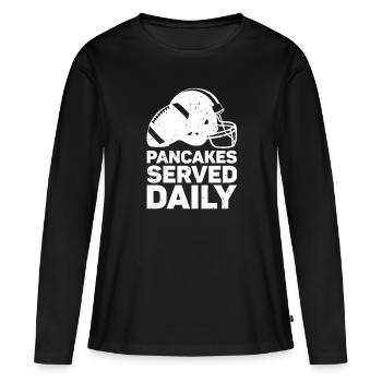Lineman Football Player Offensive Defensive - Frauen Premium Bio Langarmshirt - Schwarz - Vorne - Julia (174cm)