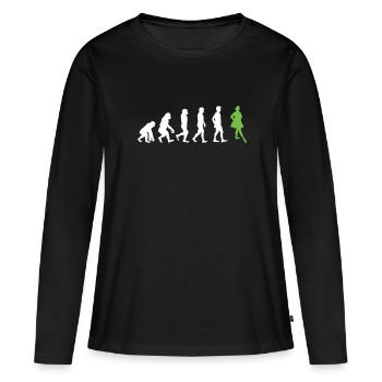 Irish Dance - Women's Premium Organic Long Sleeve Shirt - black - Front - Julia (174cm)