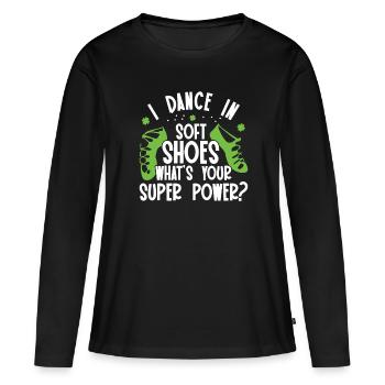 Irish Dance - Women's Premium Organic Long Sleeve Shirt - black - Front - Julia (174cm)