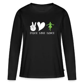 Irish Dance - Women's Premium Organic Long Sleeve Shirt - black - Front - Julia (174cm)