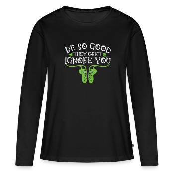 Irish Dance - Women's Premium Organic Long Sleeve Shirt - black - Front - Julia (174cm)