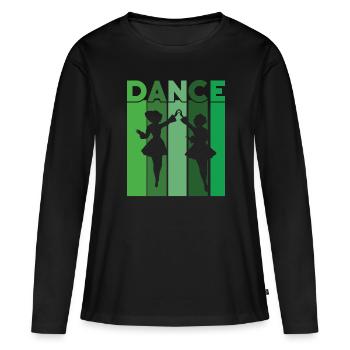 Irish Dance - Women's Premium Organic Long Sleeve Shirt - black - Front - Julia (174cm)