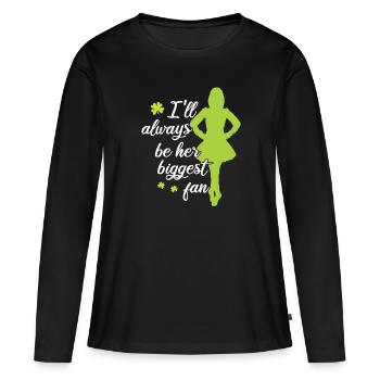 Irish Dance - Women's Premium Organic Long Sleeve Shirt - black - Front - Julia (174cm)