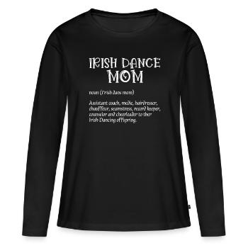 Irish Dance - Women's Premium Organic Long Sleeve Shirt - black - Front - Julia (174cm)