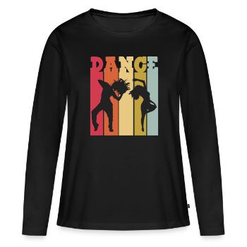 Break Dancing - Women's Premium Organic Long Sleeve Shirt - black - Front - Julia (174cm)