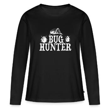 Insecte - T-shirt manches longues Premium bio Femme - noir - Devant - Julia (174cm)