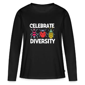 Insect Entomology - Women's Premium Organic Long Sleeve Shirt - black - Front - Julia (174cm)