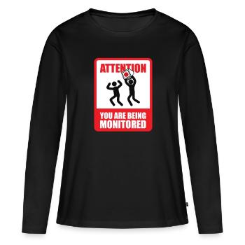 Programmer Coder Software Developer - Women's Premium Organic Long Sleeve Shirt - black - Front - Julia (174cm)