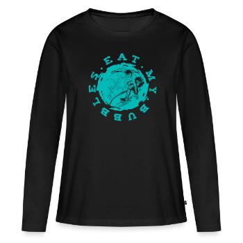 Surf Surfer Surfer - T-shirt manches longues Premium bio Femme - noir - Devant - Julia (174cm)