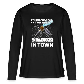 Entomology Entomologist Insect Mosquito - Women's Premium Organic Long Sleeve Shirt - black - Front - Julia (174cm)