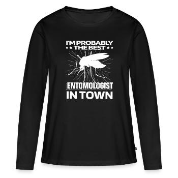 Entomology Entomologist Insect Mosquito - Women's Premium Organic Long Sleeve Shirt - black - Front - Julia (174cm)