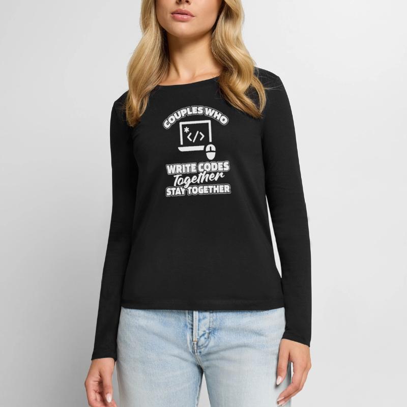Developer Coder Programmer Pair Women's Premium Organic Long Sleeve Shirt