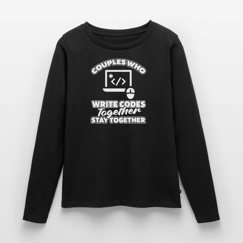 Developer Coder Programmer Pair Women's Premium Organic Long Sleeve Shirt
