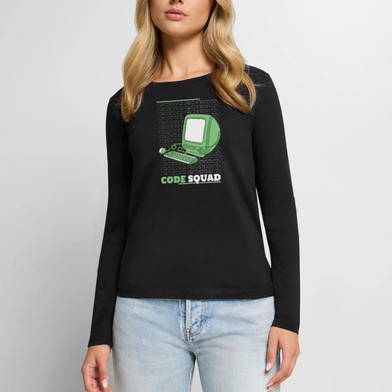 Developer Coder Programmer Calculator Women's Premium Organic Long Sleeve Shirt