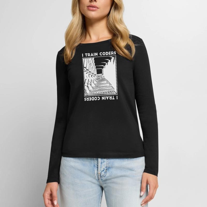 Developer Coder Programmer Calculator Women's Premium Organic Long Sleeve Shirt