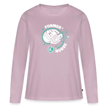 Krankenschwester Stethoskop - Frauen Premium Bio Langarmshirt - Altrosa - Vorne - Julia (174cm)
