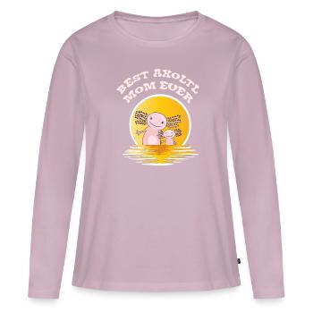 Axolotl Mother - Women's Premium Organic Long Sleeve Shirt - dusky pink - Front - Julia (174cm)