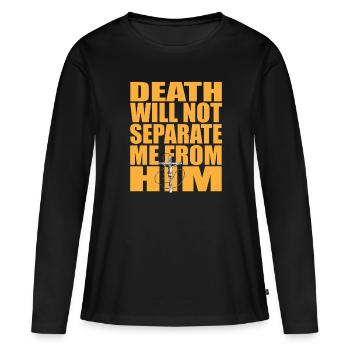 Christ Christentum - Frauen Premium Bio Langarmshirt - Schwarz - Vorne - Julia (174cm)