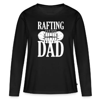 Rafting Rafting en eau vive - T-shirt manches longues Premium bio Femme - noir - Devant - Julia (174cm)