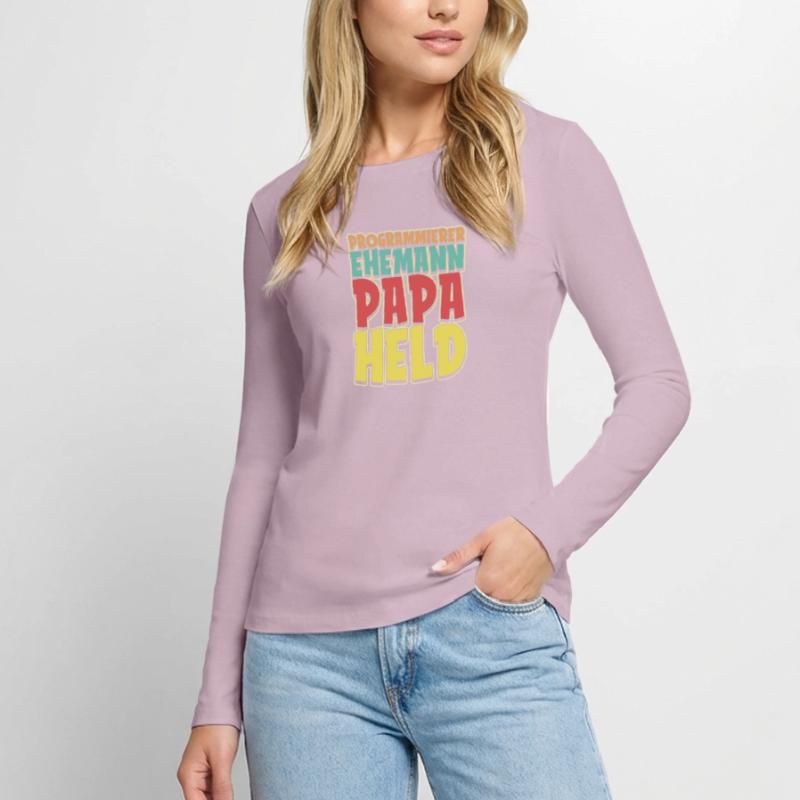 Entwickler Coder Programmierer Frauen Premium Bio Langarmshirt